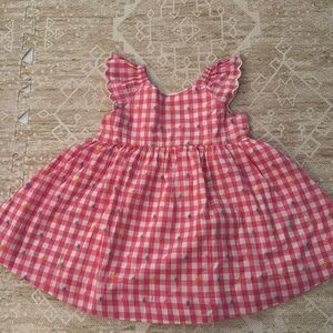 Baby Gap Pink Gingham dress
